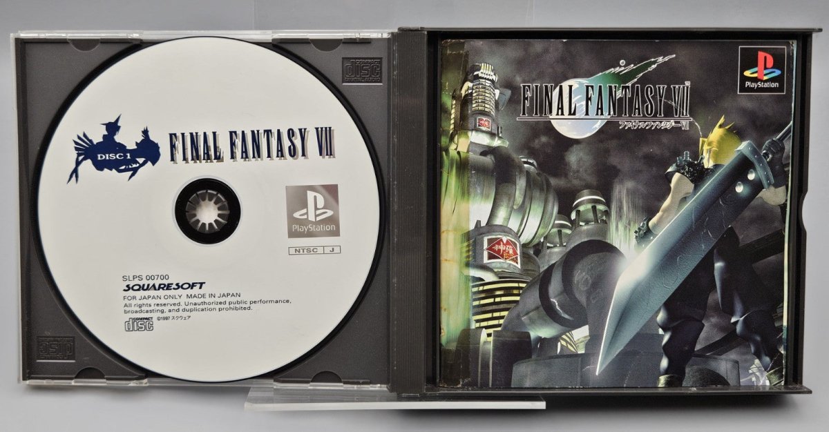 1997 – PlayStation 1: Final Fantasy VII - Video Games - ThrowbackBuys - Pinnaclecollectibles