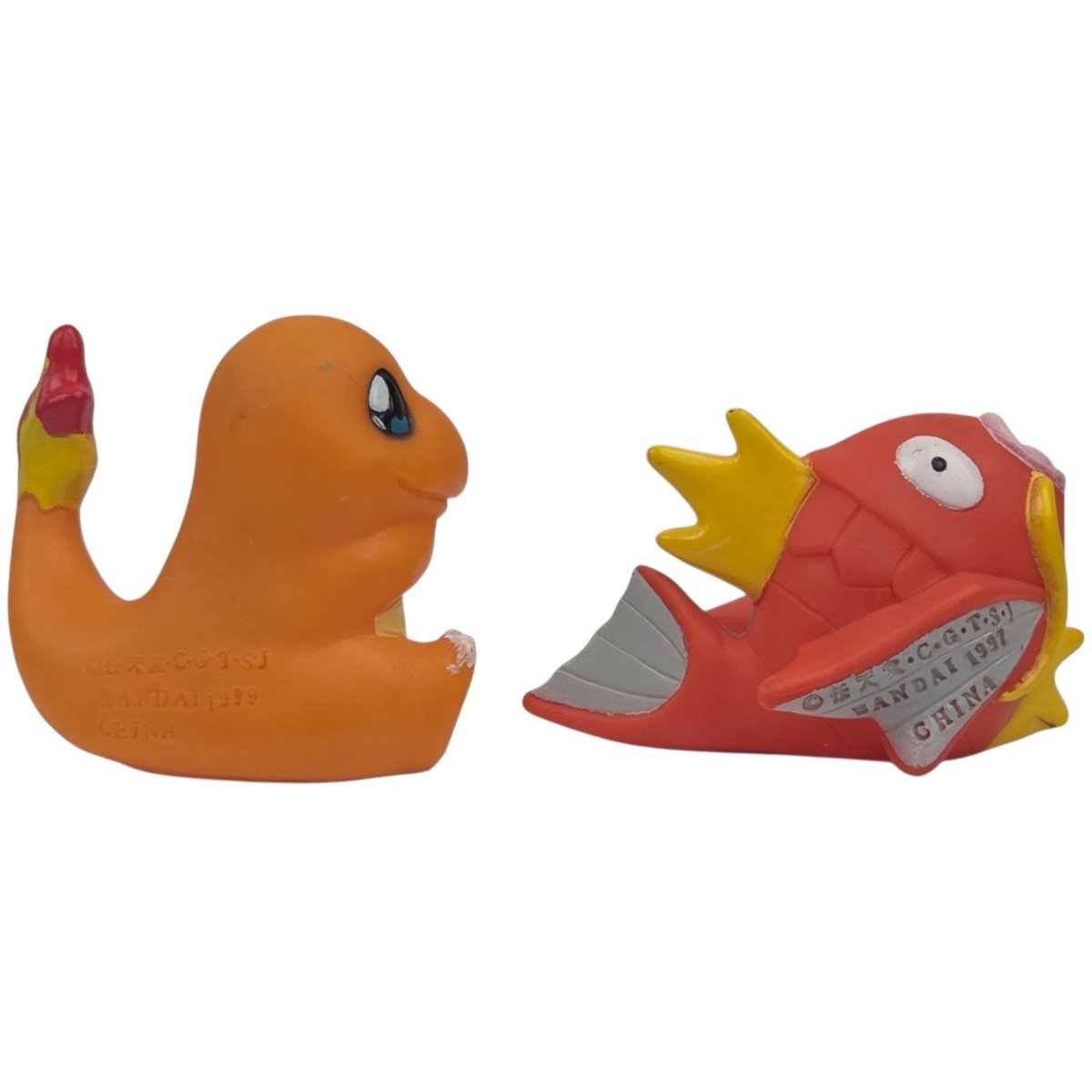 1997 - Pokemon Kids Finger Puppets Charmander & Magikarp 1.5" - Bandai - Action Figures & Collectibles - ThrowbackBuys - A N E 1 Stop Shop