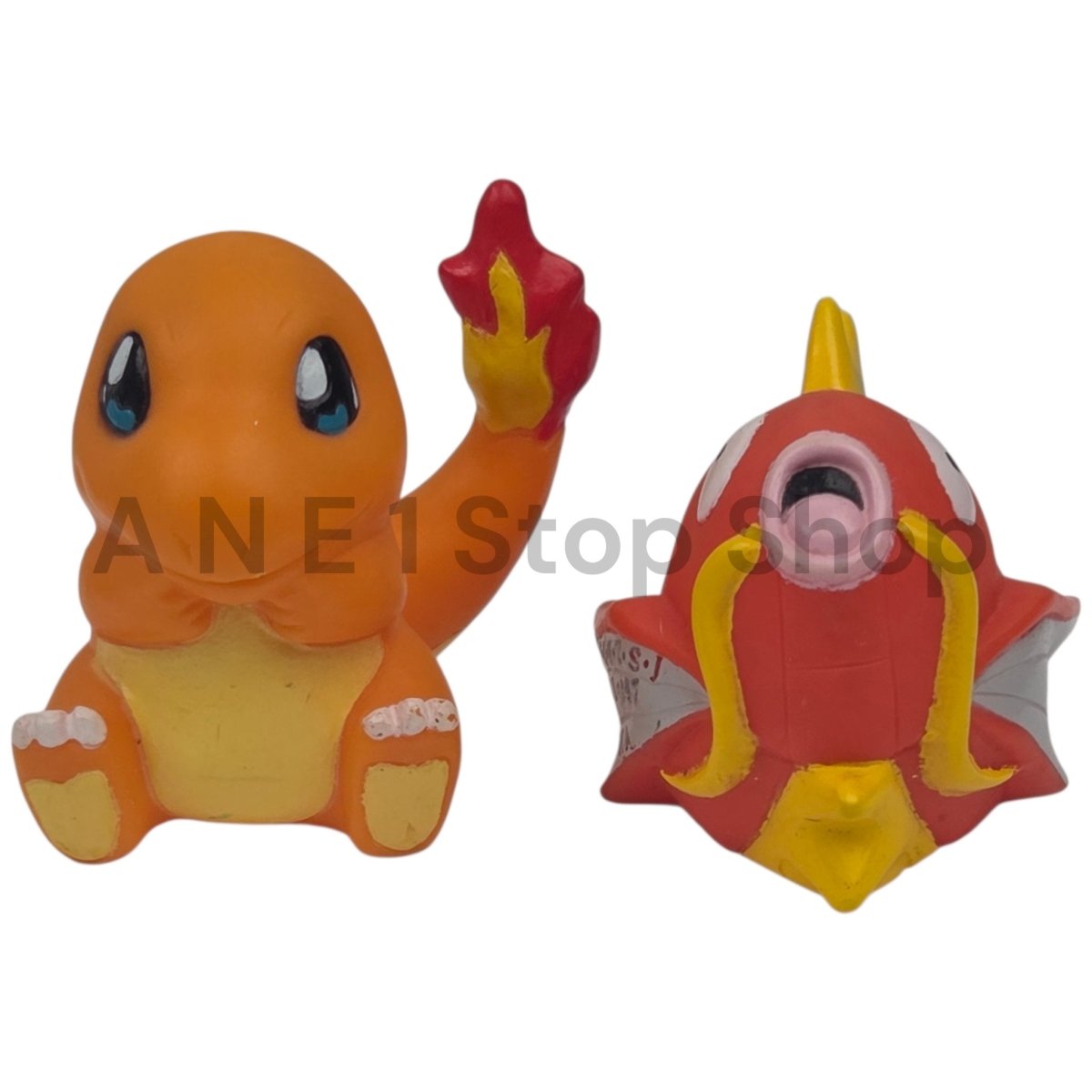 1997 - Pokemon Kids Finger Puppets Charmander & Magikarp 1.5" - Bandai - Action Figures & Collectibles - ThrowbackBuys - A N E 1 Stop Shop