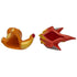 1997 - Pokemon Kids Finger Puppets Charmander & Magikarp 1.5" - Bandai - Action Figures & Collectibles - ThrowbackBuys - A N E 1 Stop Shop