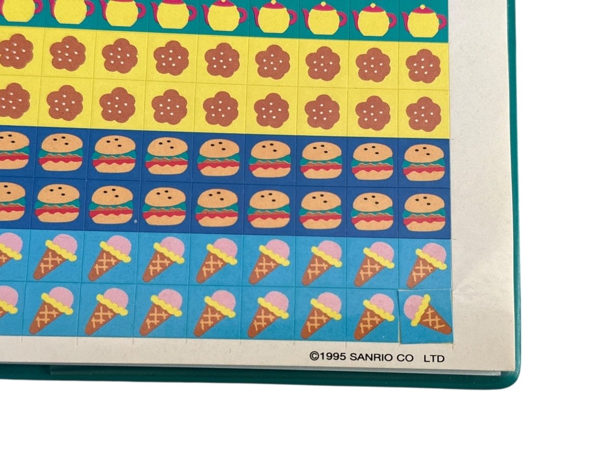 1997 Sanrio Keroppi Notebook Folder Friends Only File Stickers - ThrowbackBuys - Abunnysvintageco