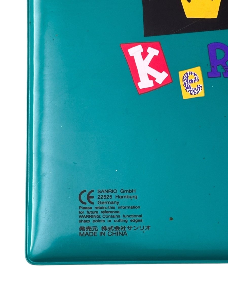1997 Sanrio Keroppi Notebook Folder Friends Only File Stickers - ThrowbackBuys - Abunnysvintageco