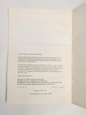 1997 – Scholastic: Animorphs Books 3 The Encounter & 17 The Underground – K.A. Applegate - Books - ThrowbackBuys - ResellerDoor