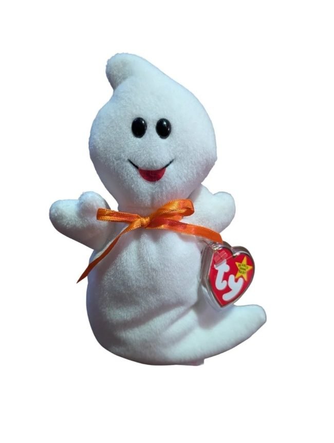 1997 'Spooky the Ghost' Beanie Baby - Collectible Toys - ThrowbackBuys -Shiznit