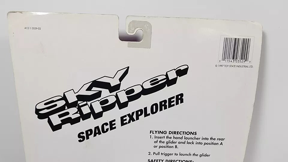 1997 - Toy State Sky Ripper Space Explorer 3529 Pistol Grip Spring Launcher Glider - Blasters & Foam Play - ThrowbackBuys - ResellerDoor