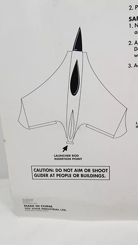 1997 - Toy State Sky Ripper Space Explorer 3529 Pistol Grip Spring Launcher Glider - Blasters & Foam Play - ThrowbackBuys - ResellerDoor