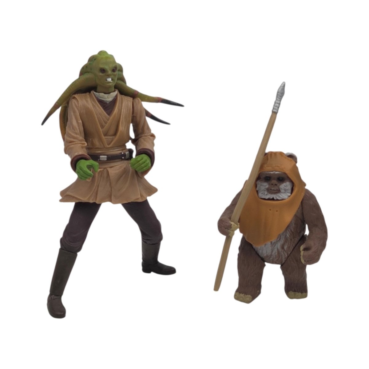 1998 - 2002 Star Wars Figures Lot Jango Fett, Kit Fisto, C - 3PO & Ewok - Hasbro - Action Figures & Collectibles - ThrowbackBuys - A N E 1 Stop Shop