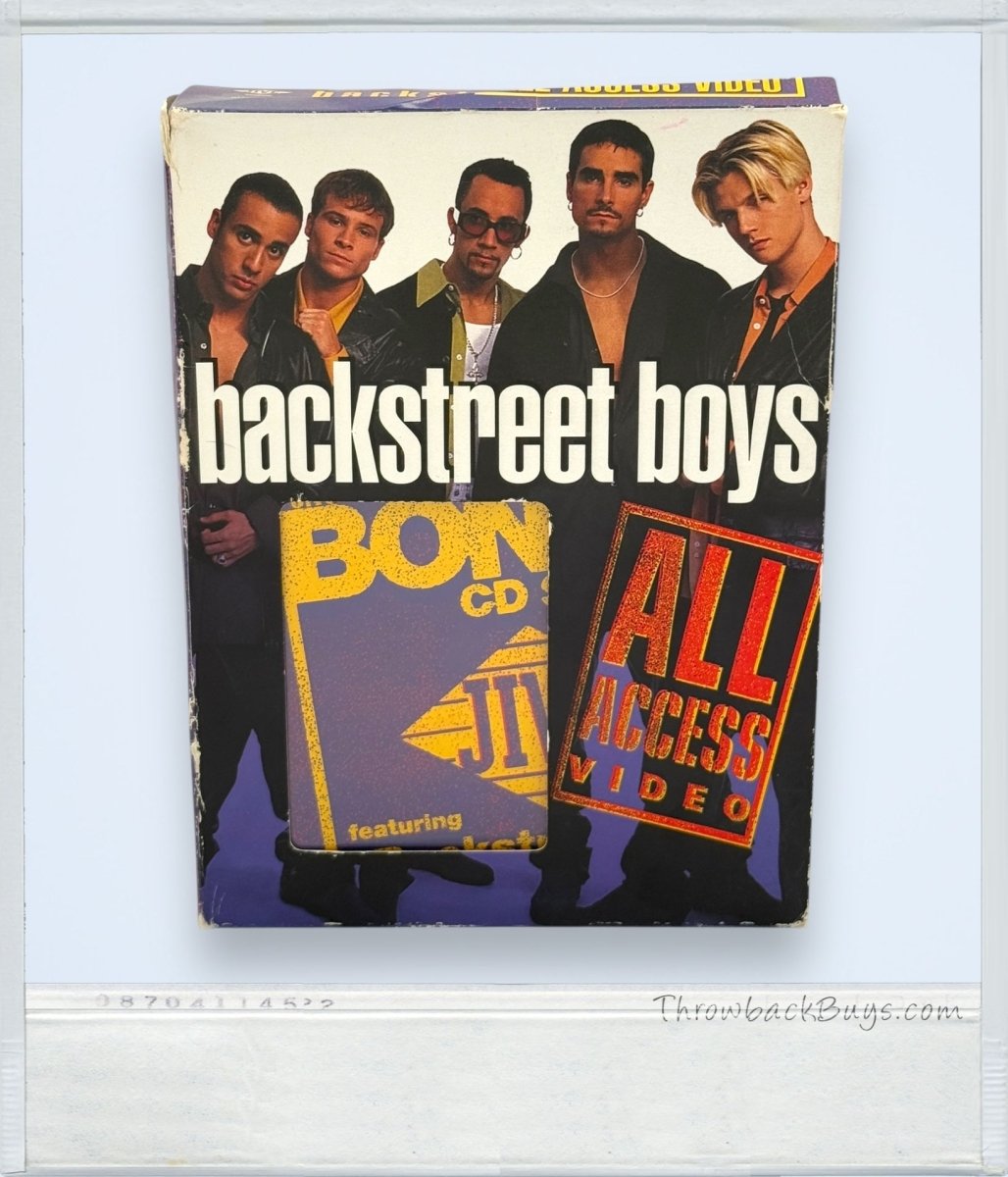 1998 - Backstreet Boys: All Access Video VHS & Bonus CD Samper - VHS - ThrowbackBuys - ThrowbackBuys