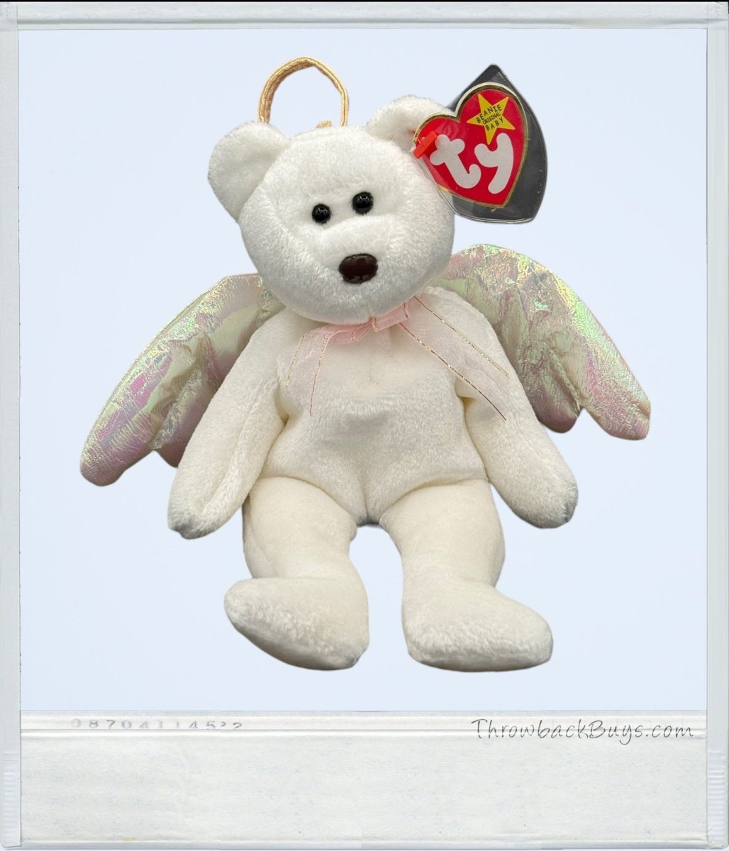 1998 - Beanie Babies Collection: Halo The Angel Bear - Collectible Toys - ThrowbackBuys - ThrowbackBuys