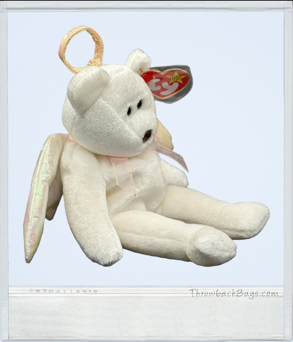 1998 - Beanie Babies Collection: Halo The Angel Bear - Collectible Toys - ThrowbackBuys - ThrowbackBuys
