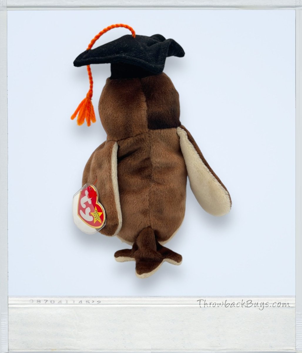 1998 - Beanie Babies Collection: Wise The Owl - Collectible Toys - ThrowbackBuys - ThrowbackBuys