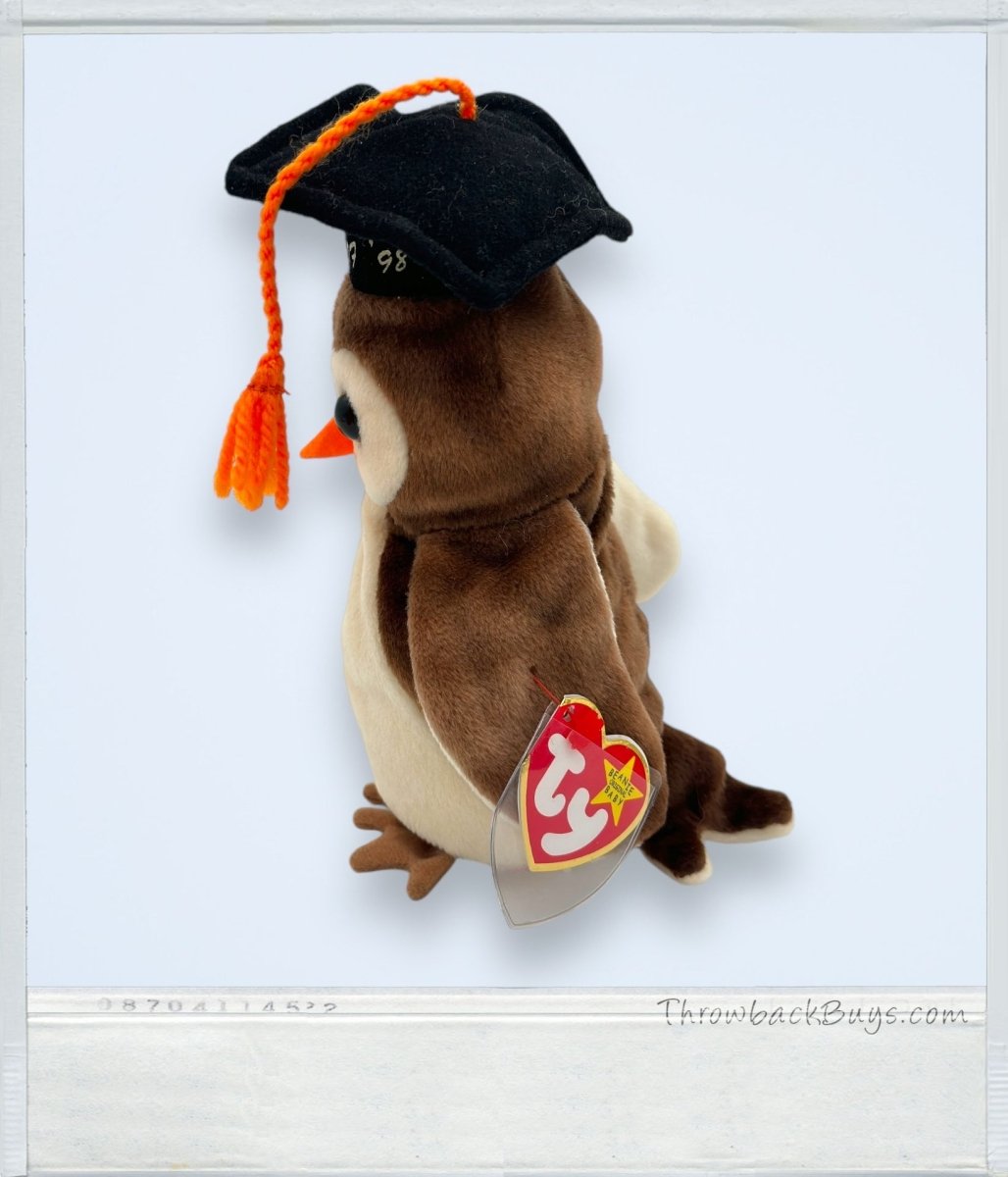 1998 - Beanie Babies Collection: Wise The Owl - Collectible Toys - ThrowbackBuys - ThrowbackBuys