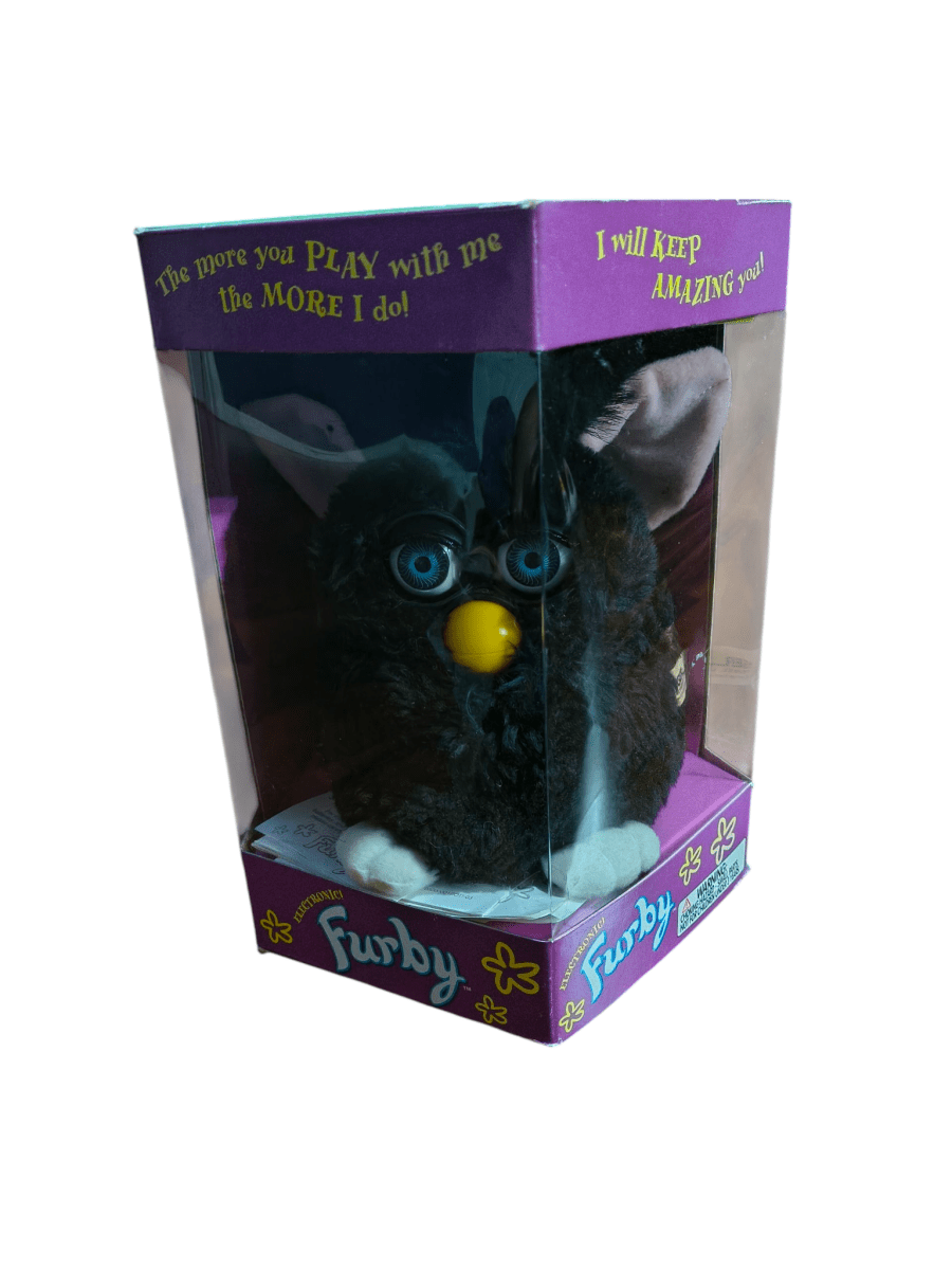 1998 Black Furby - CIB - Collectible Toys - ThrowbackBuys - Shiznit