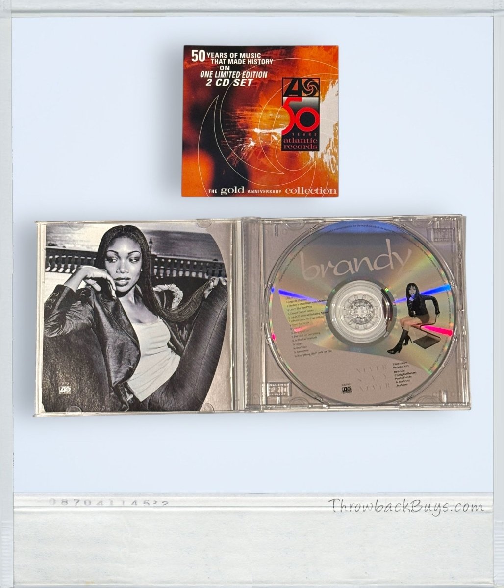 1998 - Brandy: Never Say Never CD - CDs - ThrowbackBuys - ThrowbackBuys