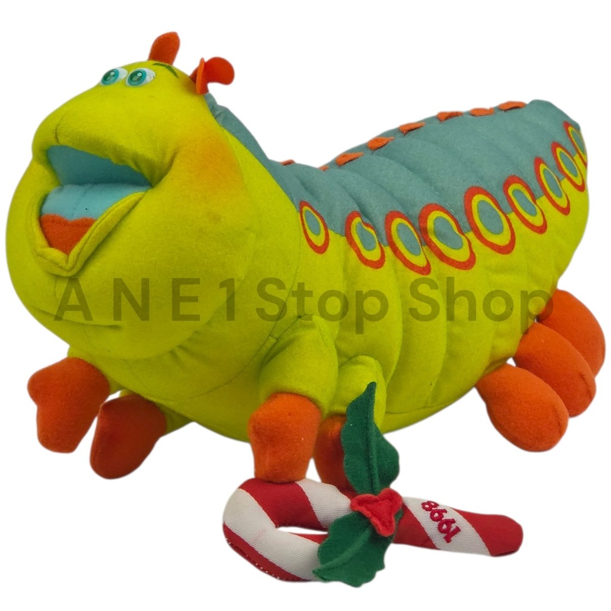 1998 - Disney A Bug's Life Heimlich the Caterpillar Plush 11.5" Mattel - Plushies - ThrowbackBuys - A N E 1 Stop Shop