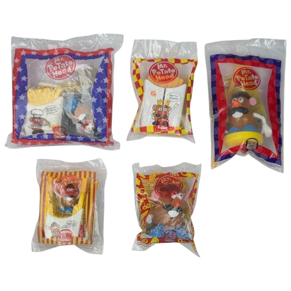 1998 – Hasbro Mr. Potato Head Burger King Kids Club Toy Set (Complete) - Collectible Toys - ThrowbackBuys - A N E 1 Stop Shop