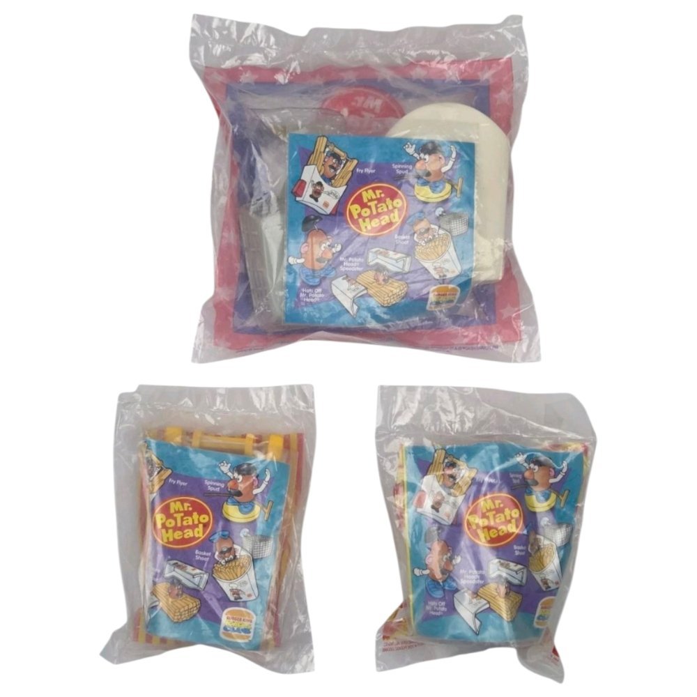 1998 – Hasbro Mr. Potato Head Burger King Kids Club Toy Set (Complete) - Collectible Toys - ThrowbackBuys - A N E 1 Stop Shop