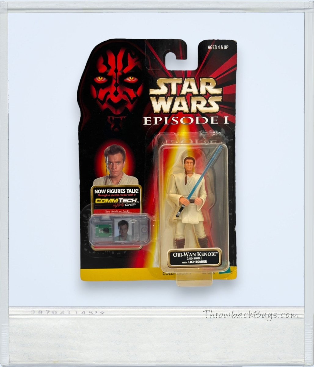 1998 - Hasbro Star Wars Episode 1: Obi - Wan Kenobi (Jedi Duel) w/Lightsaber - Action Figures & Collectibles - ThrowbackBuys - ThrowbackBuys