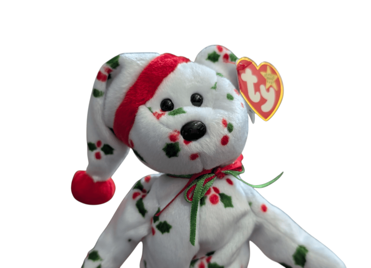 1998 'Holiday Teddy' TY Beanie Baby - Collectible Toys - ThrowbackBuys - Shiznit