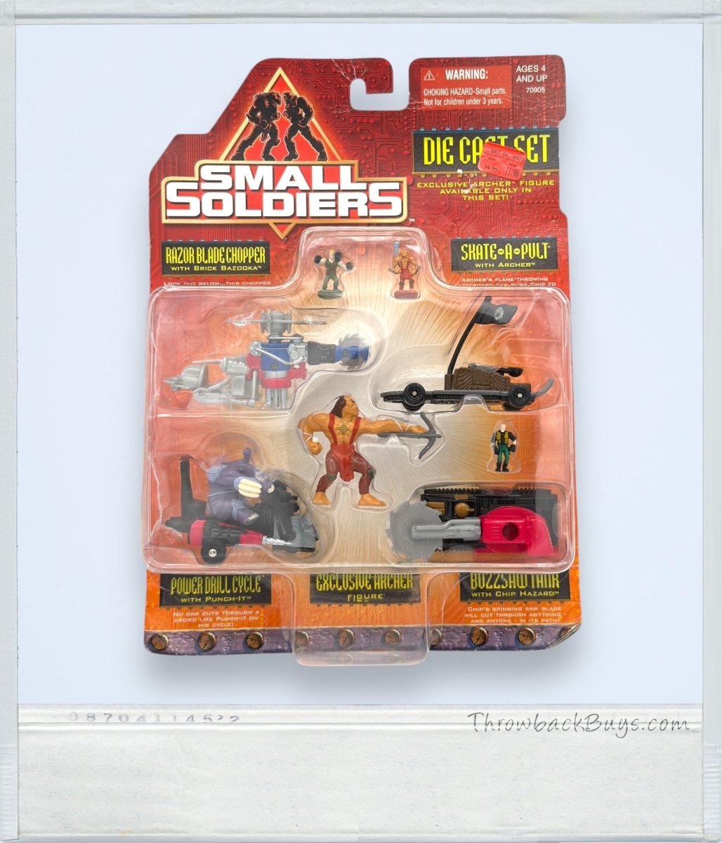 1998 - Kenner Small Soldiers DIE CAST SET Action Figure - RARE - Collectible Toys - ThrowbackBuys - ThrowbackBuys
