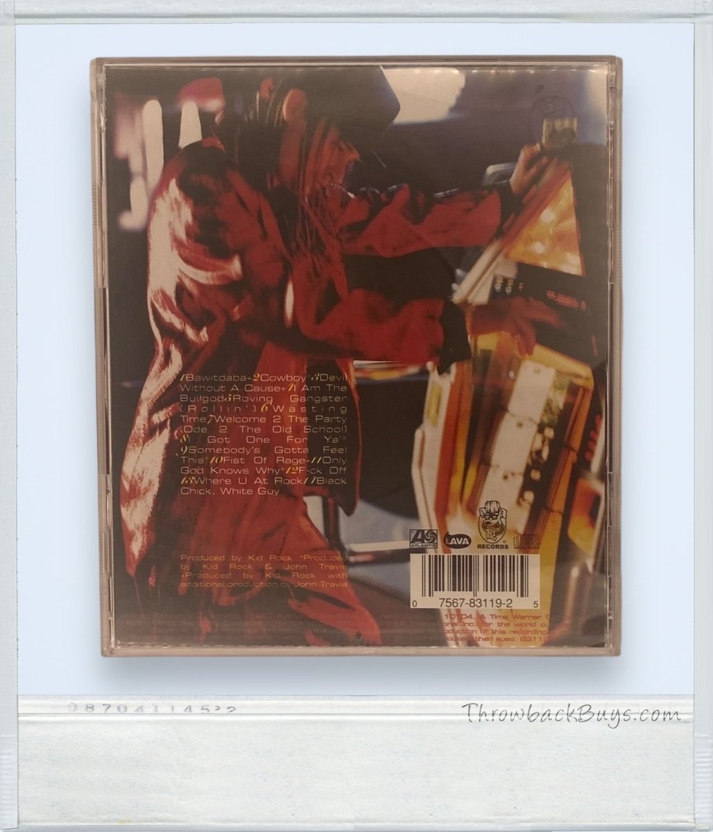 1998 - Kid Rock: Devil Without a Cause CD - CDs - ThrowbackBuys - ThrowbackBuys