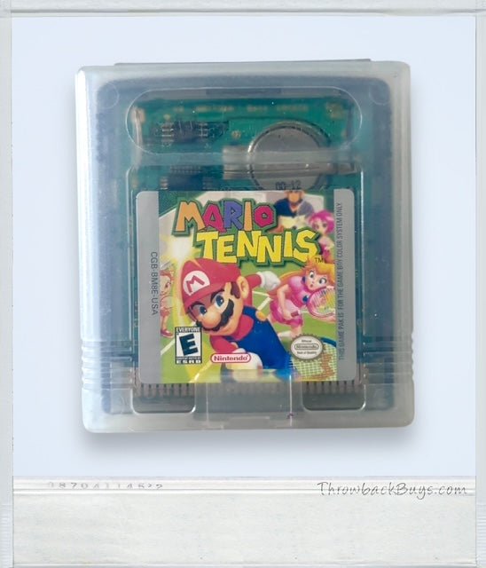 1998 – Mario Tennis (Nintendo Game Boy Color) - Video Games - ThrowbackBuys - ThrowbackBuys