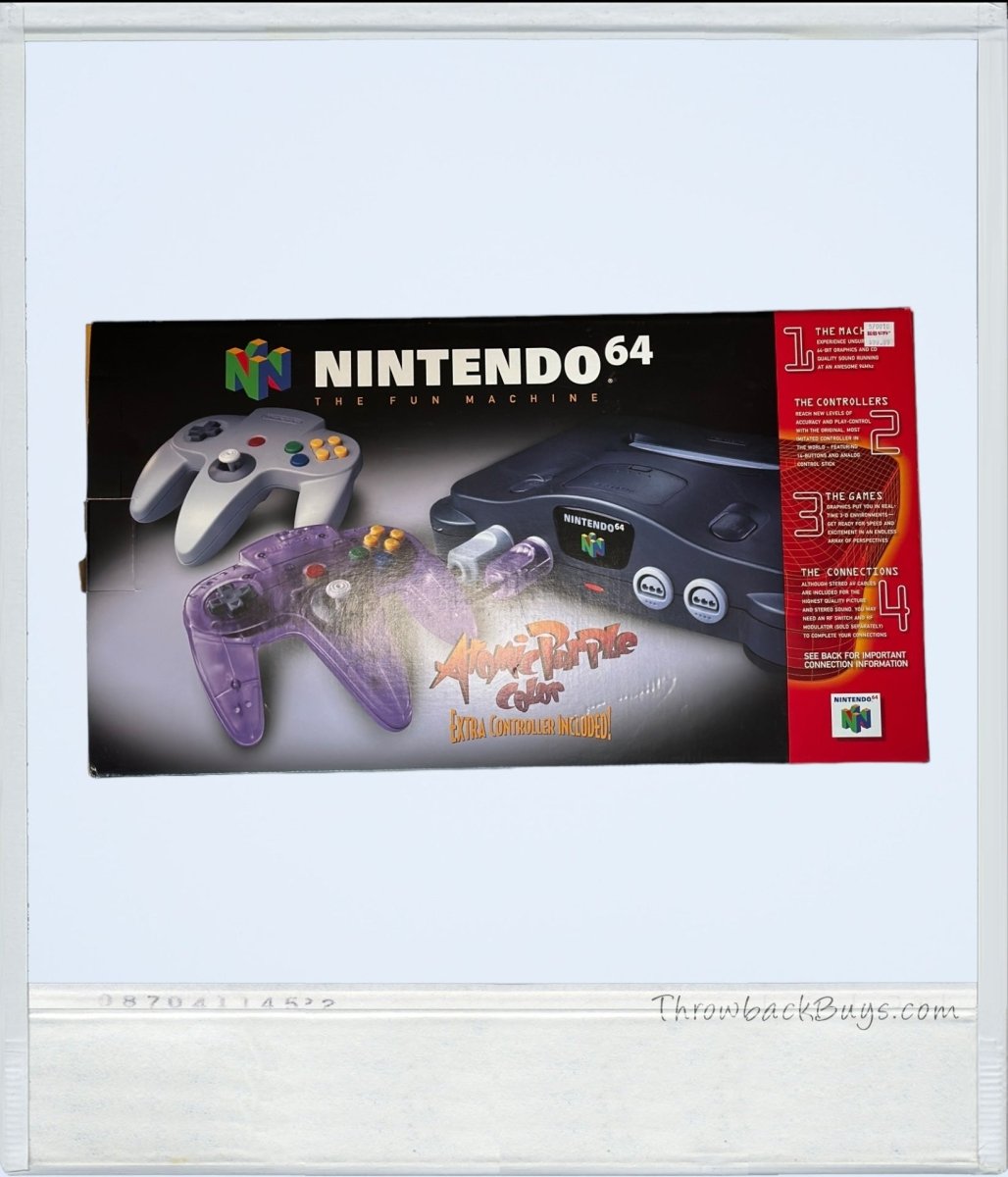 1998 - Nintendo 64 x GoldenEye Bundle IN BOX w/Controller & Rumble Pak - RARE - Home Game Consoles - ThrowbackBuys - ThrowbackBuys