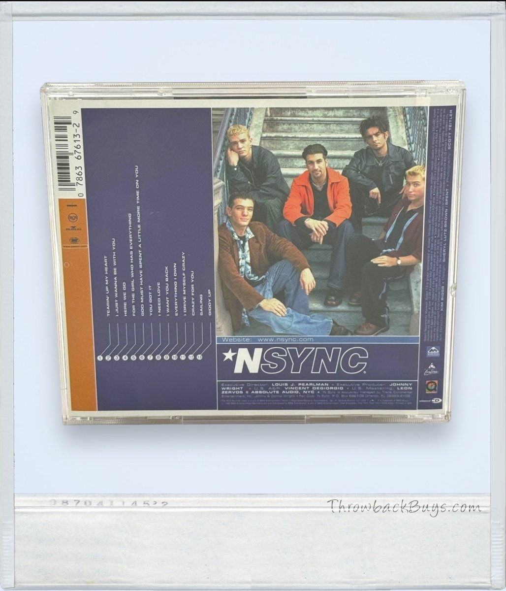 1998 - *NSYNC CD (Debut CD) - CDs - ThrowbackBuys - ThrowbackBuys
