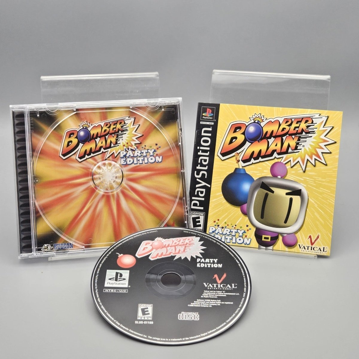1998 – PlayStation 1: Bomberman Party Edition - Video Games - ThrowbackBuys - Pinnaclecollectibles