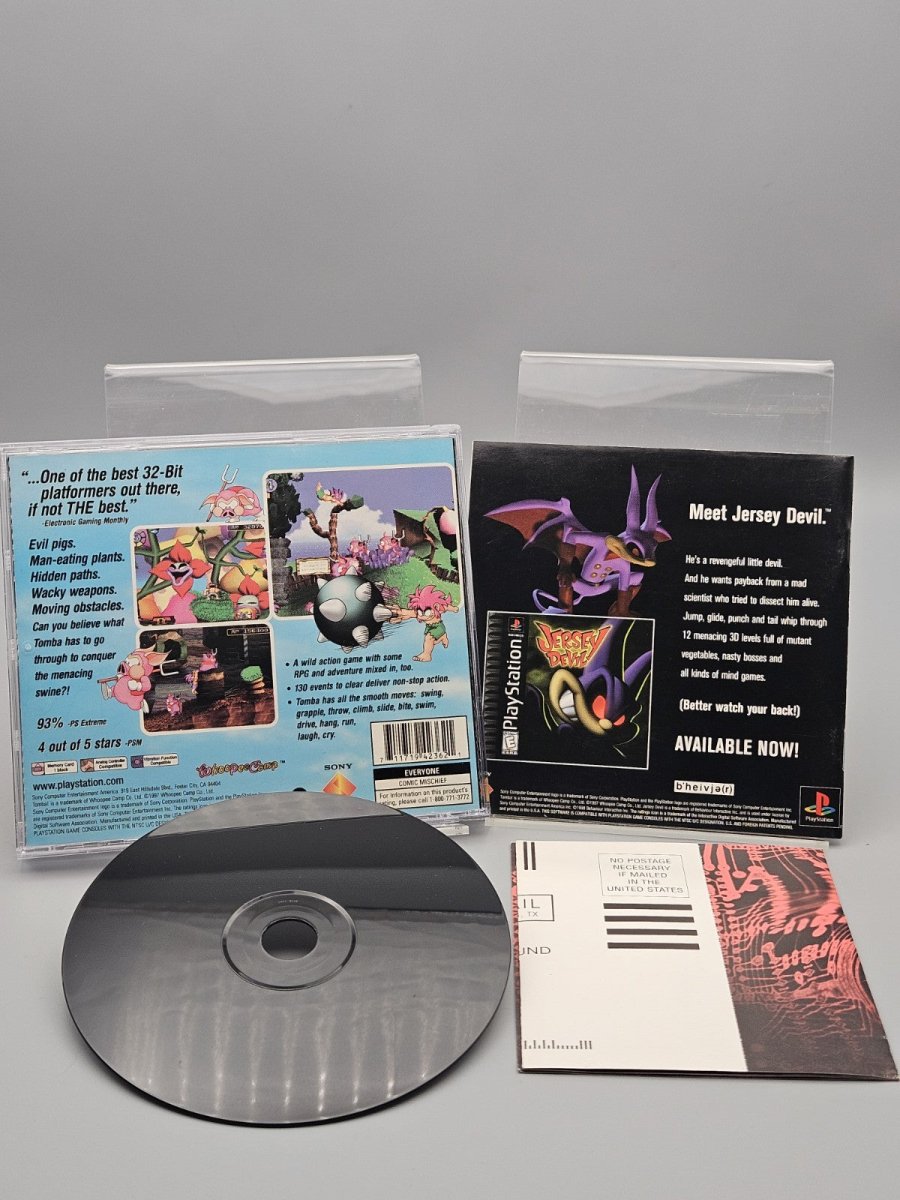 1998 – PlayStation 1: Tomba - Video Games - ThrowbackBuys - Pinnaclecollectibles