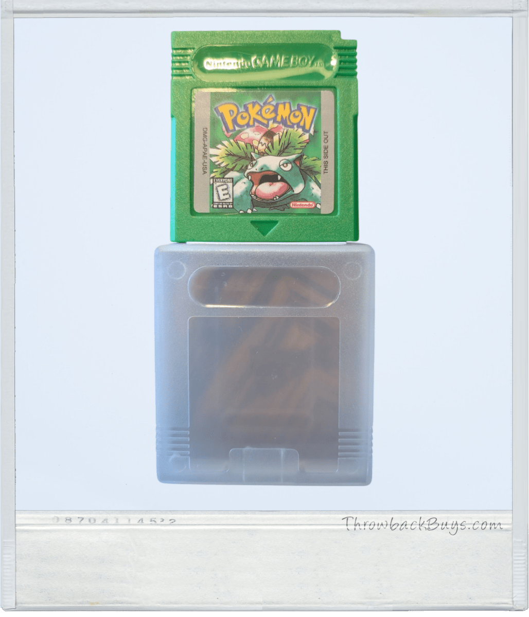 1998 - REPRODUCTION - Pokemon Green - Gameboy - Video Games - ThrowbackBuys - Slaqr Retro Gaming & Collectibles