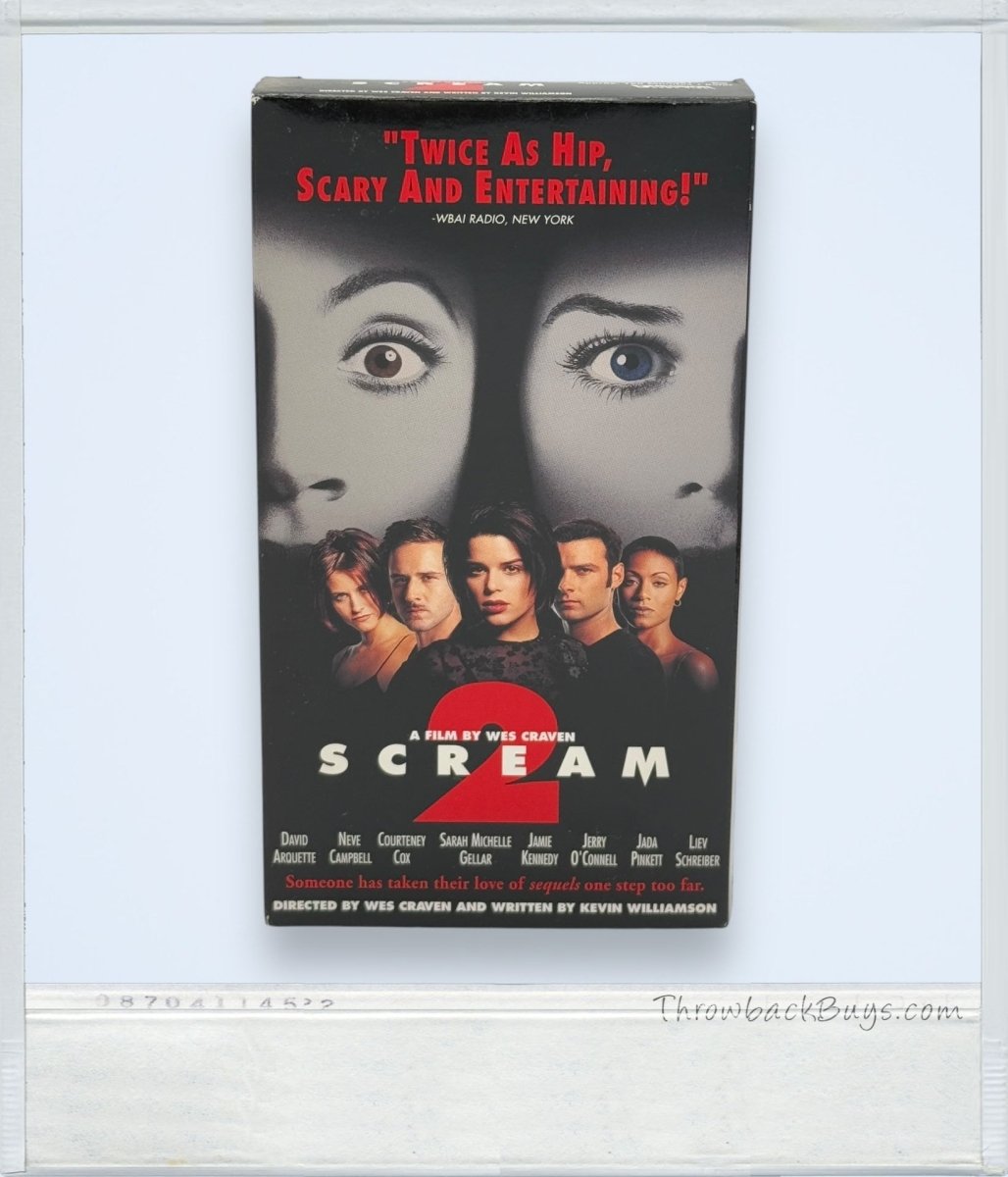 1998 - Scream 2 VHS - VHS - ThrowbackBuys - ThrowbackBuys