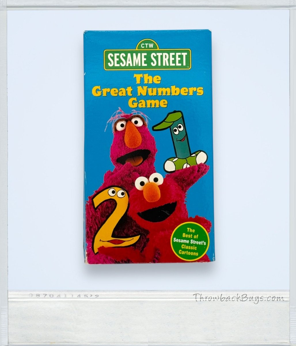 1998 - Sesame Street: The Great Numbers Game VHS - VHS - ThrowbackBuys - ThrowbackBuys
