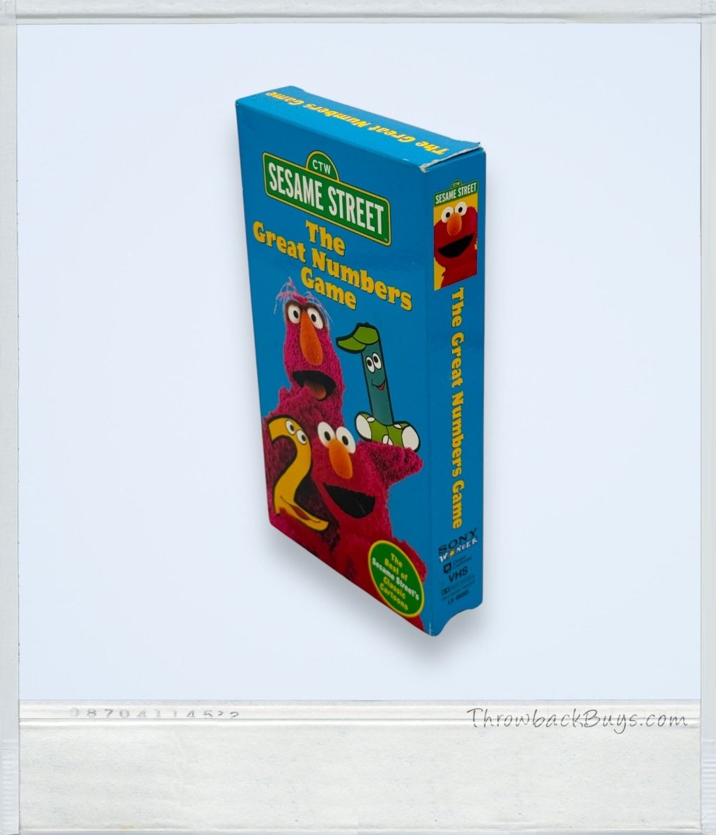 1998 - Sesame Street: The Great Numbers Game VHS - VHS - ThrowbackBuys - ThrowbackBuys