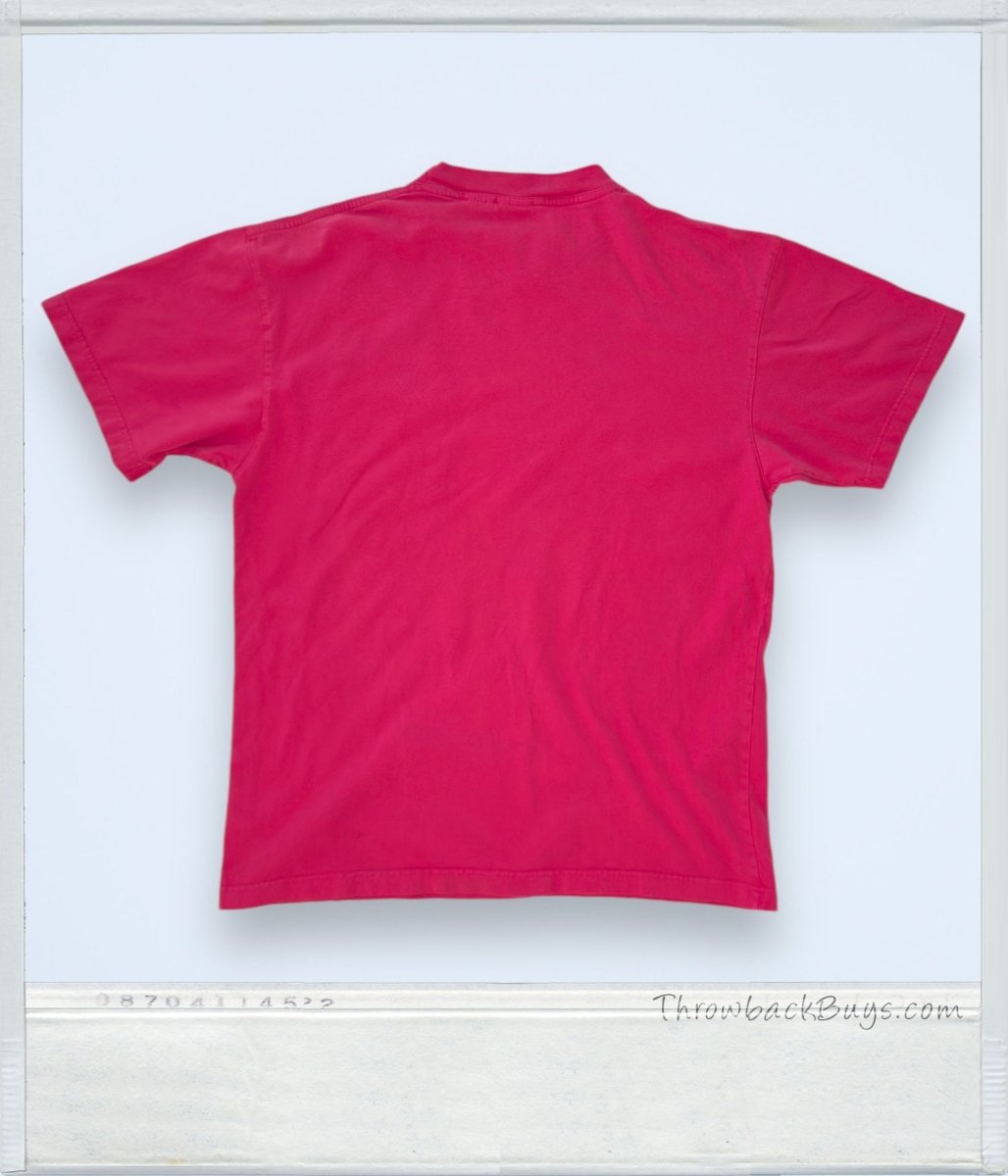 1998 - The Disney Store Mickey & Minnie Mouse Women's Large T-Shirt Pink - T-Shirts - ThrowbackBuys - ThrowbackBuys