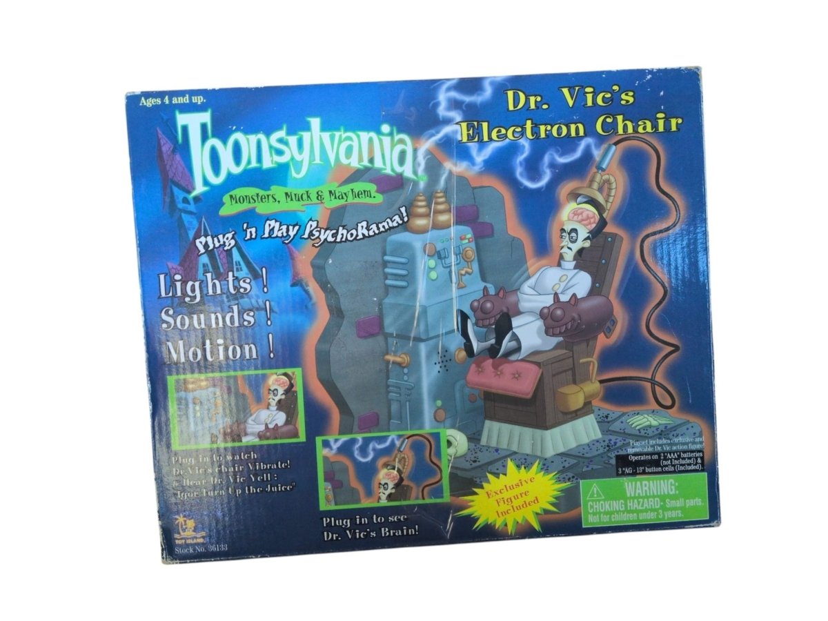 1998 Toonsylvania 'Dr. Vic's Electron Chair' Toy - Collectible Toys - ThrowbackBuys -Shiznit