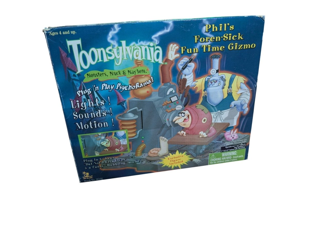 1998 Toonsylvania - Phil's Foren - Sick Fun Time Gizmo - Collectible Toys - ThrowbackBuys - Shiznit