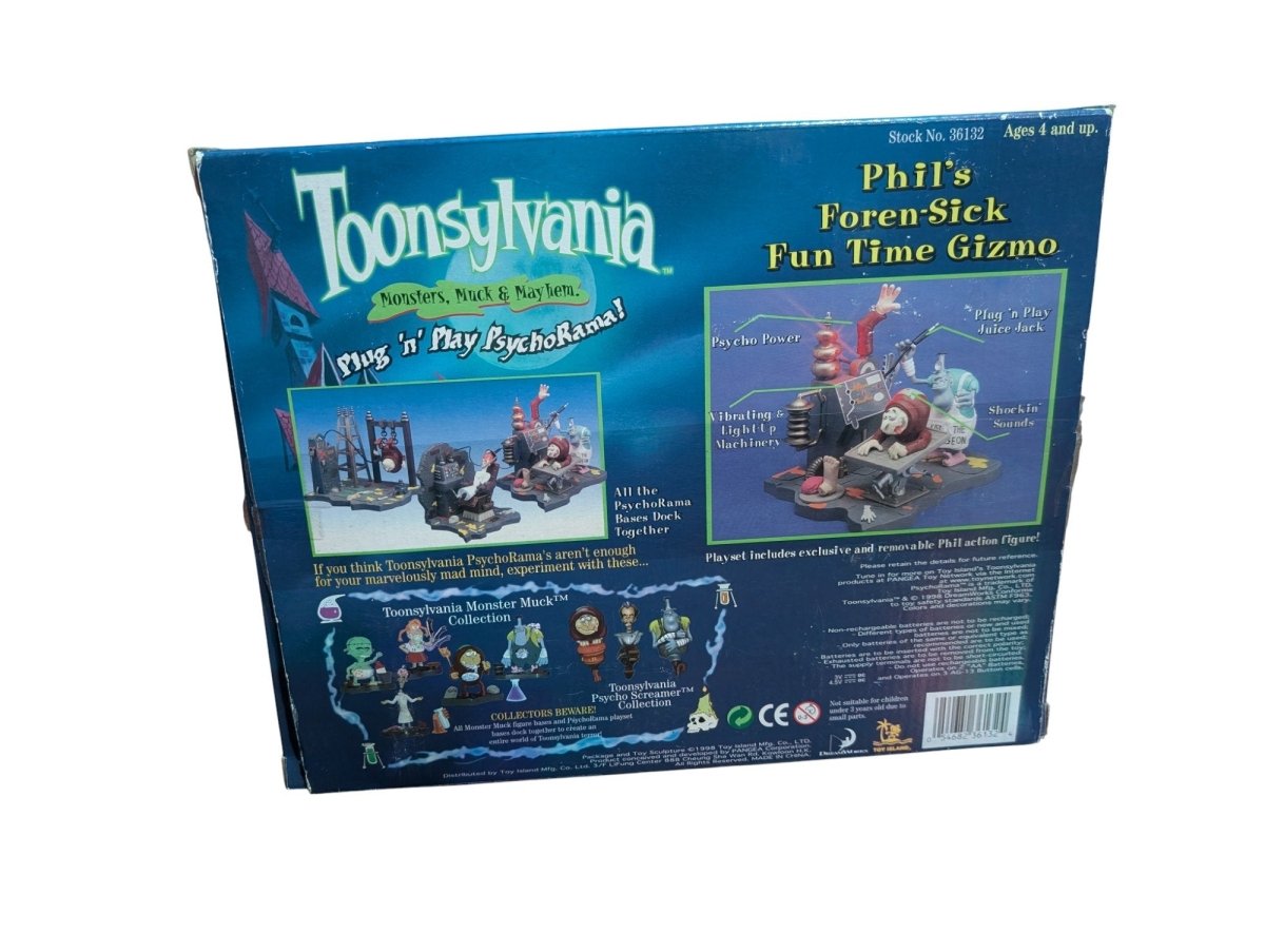 1998 Toonsylvania - Phil's Foren - Sick Fun Time Gizmo - Collectible Toys - ThrowbackBuys - Shiznit