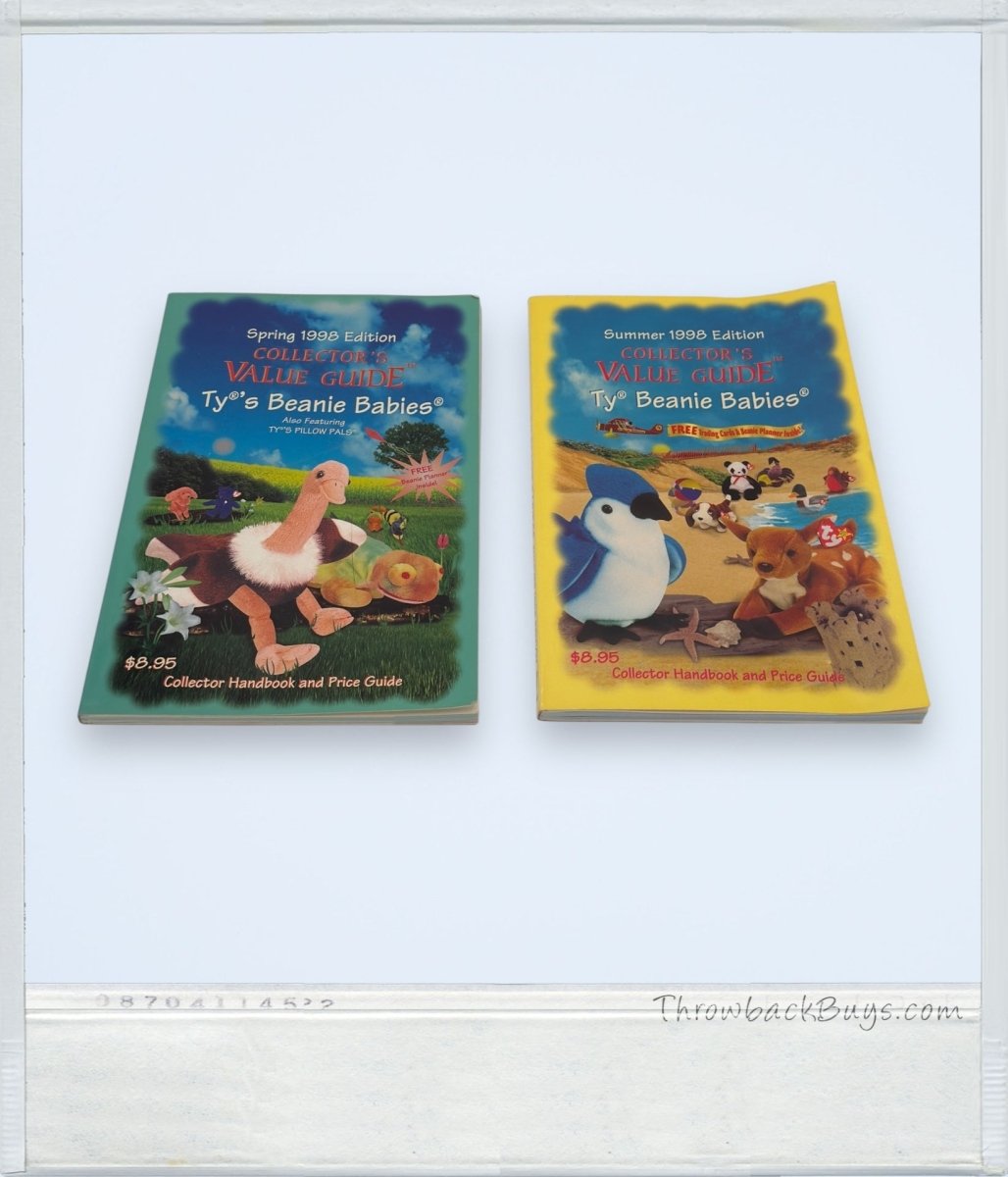 1998 - TY Beanie Babies Collector's Value Handbook & Price Guide Summer & Spring Edition Bundle - Magazines - ThrowbackBuys - ThrowbackBuys