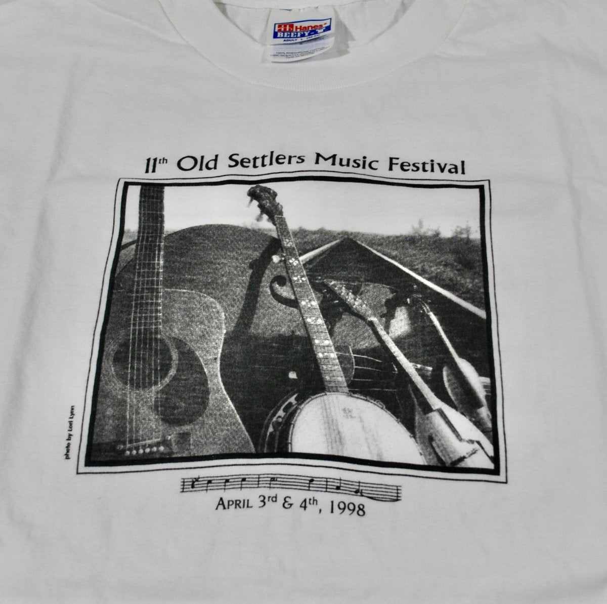 1998 - Yesterday's Attic: Old Settlers Music Festival Shirt - Large - T-Shirts - ThrowbackBuys -Yesterday's Attic