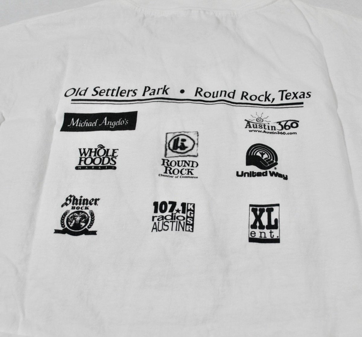 1998 - Yesterday's Attic: Old Settlers Music Festival Shirt - Large - T-Shirts - ThrowbackBuys -Yesterday's Attic