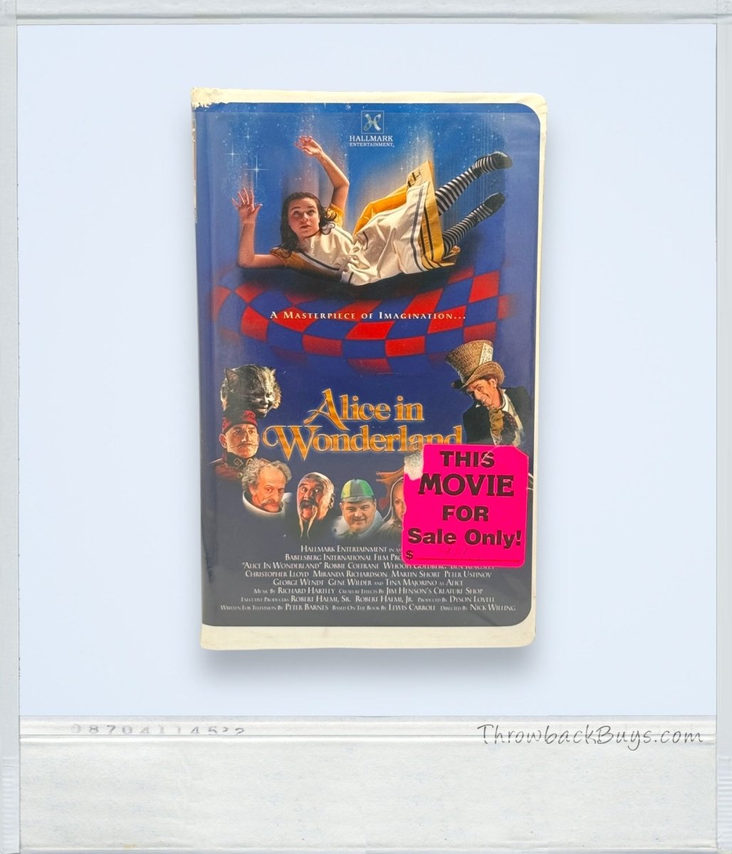 1999 - Alice in Wonderland VHS - VHS - ThrowbackBuys - ThrowbackBuys