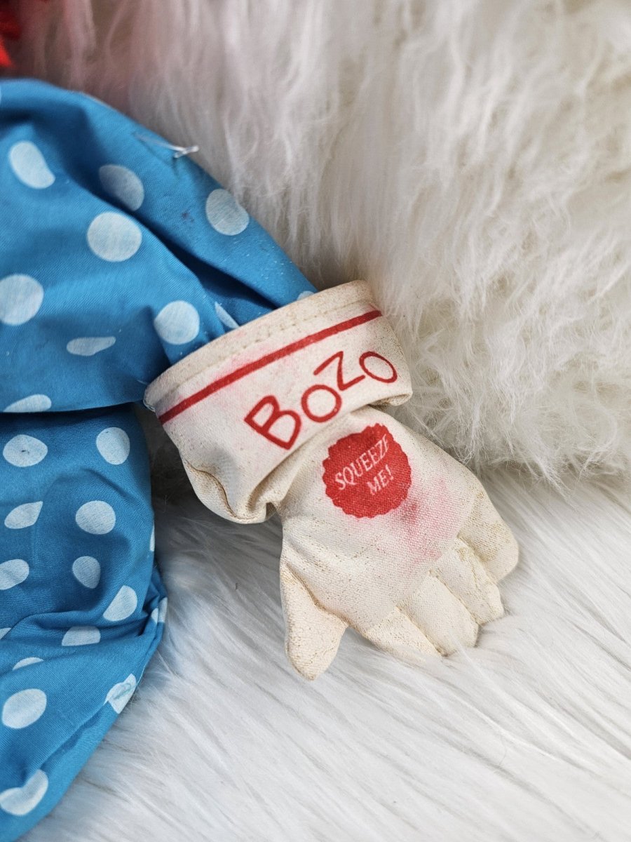 1999 - Bozo The Clown Vintage Large 19" Aurora Larry Harmon Doll No Sound - Dolls - ThrowbackBuys - The Thrifty Gypsyy Shop