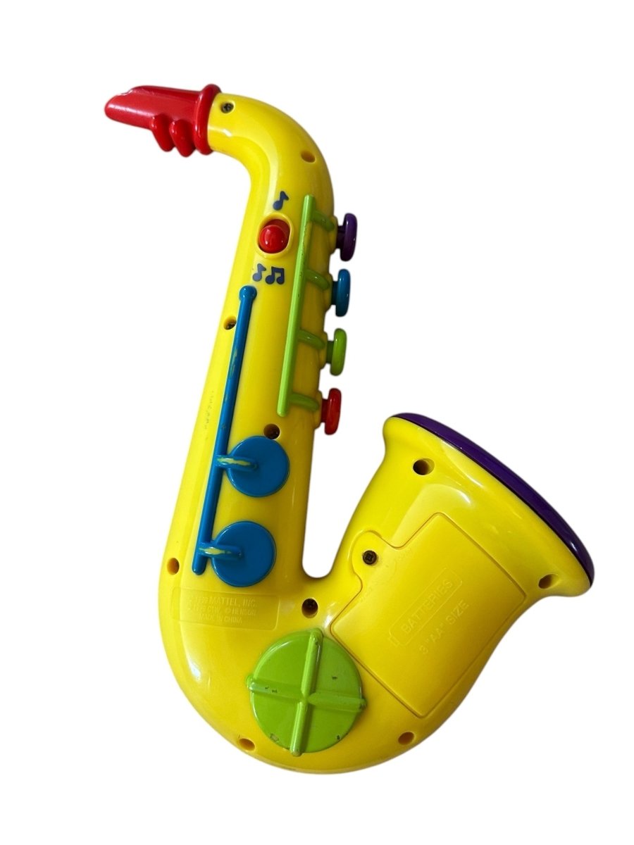 1999 – Mattel: Sesame Street Musical Cookie Monster Saxophone - Collectible Toys - ThrowbackBuys - Abunnysvintageco