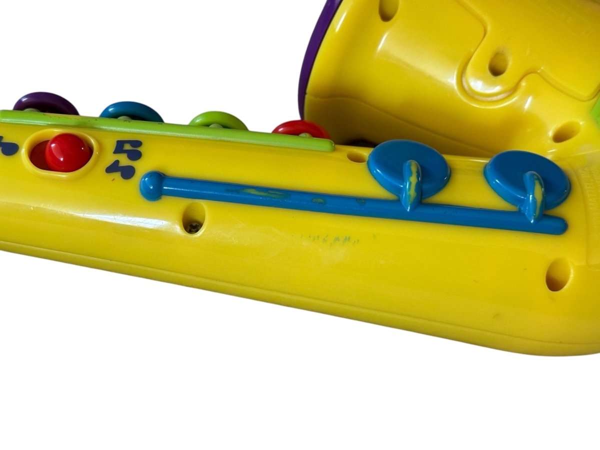 1999 – Mattel: Sesame Street Musical Cookie Monster Saxophone - Collectible Toys - ThrowbackBuys - Abunnysvintageco