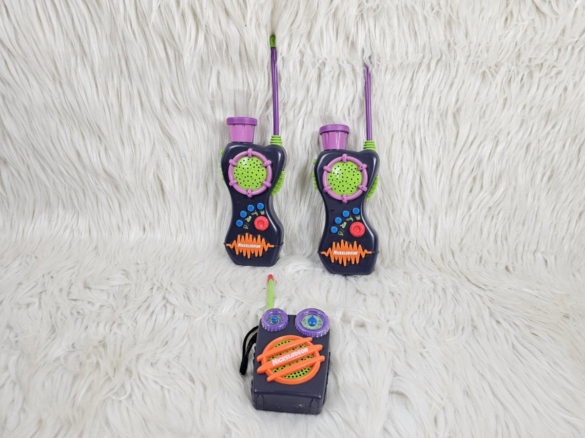 1999 - Nickelodeon Walkie Talkie NIGHT TALKER Flashlight + Pocket Blaster - RARE - Collectible Toys - ThrowbackBuys - The Thrifty Gypsyy Shop