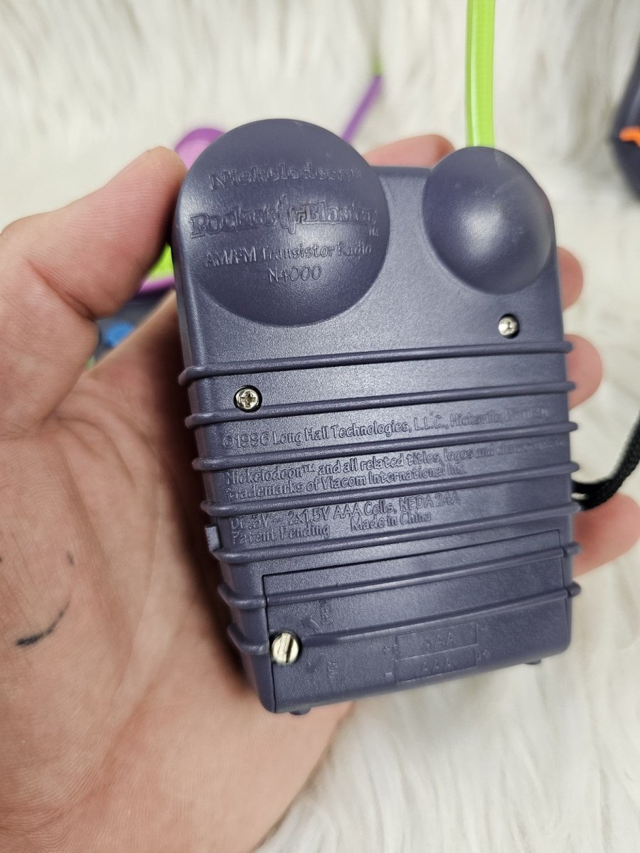 1999 - Nickelodeon Walkie Talkie NIGHT TALKER Flashlight + Pocket Blaster - RARE - Collectible Toys - ThrowbackBuys - The Thrifty Gypsyy Shop