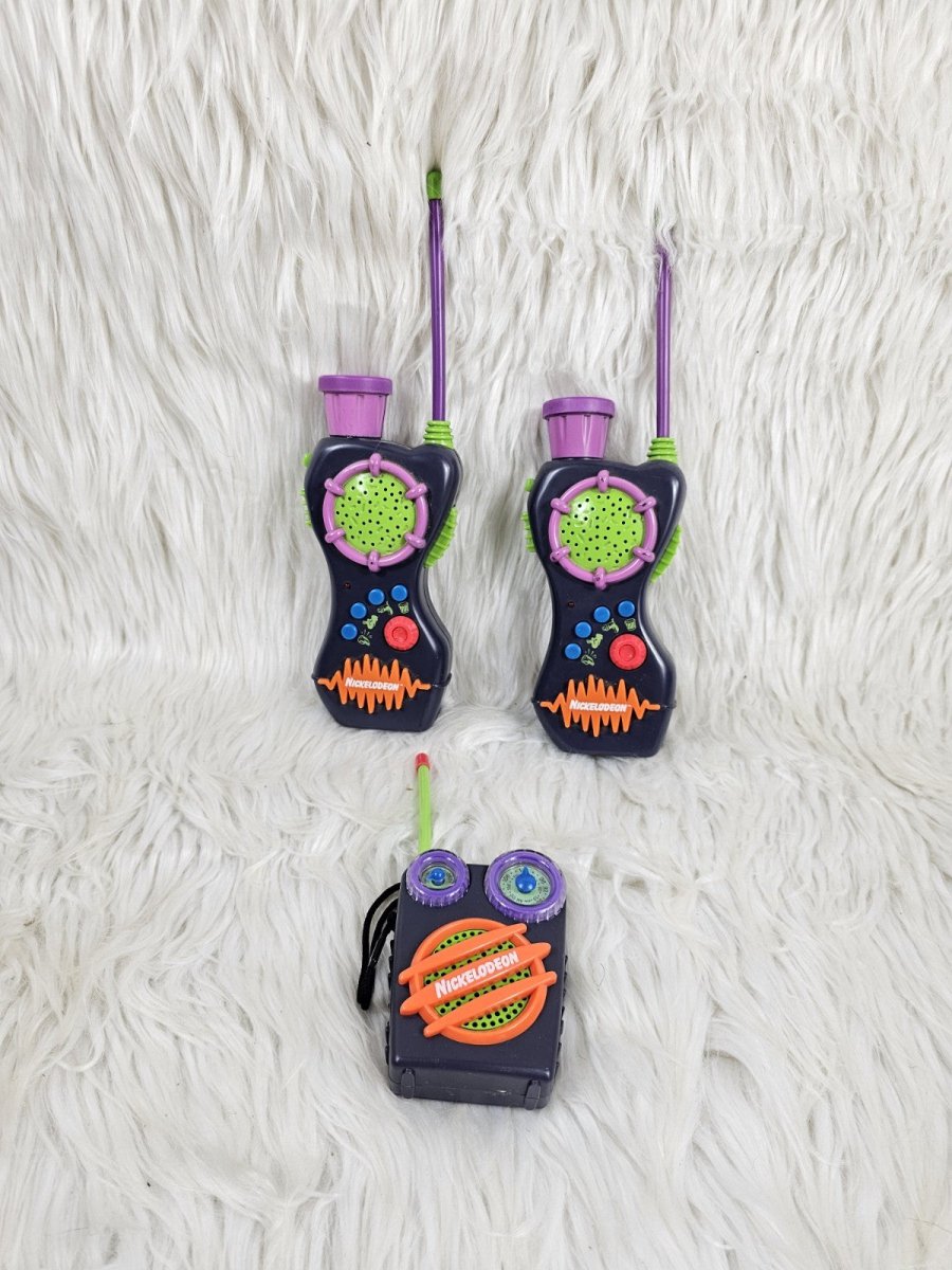 1999 - Nickelodeon Walkie Talkie NIGHT TALKER Flashlight + Pocket Blaster - RARE - Collectible Toys - ThrowbackBuys - The Thrifty Gypsyy Shop