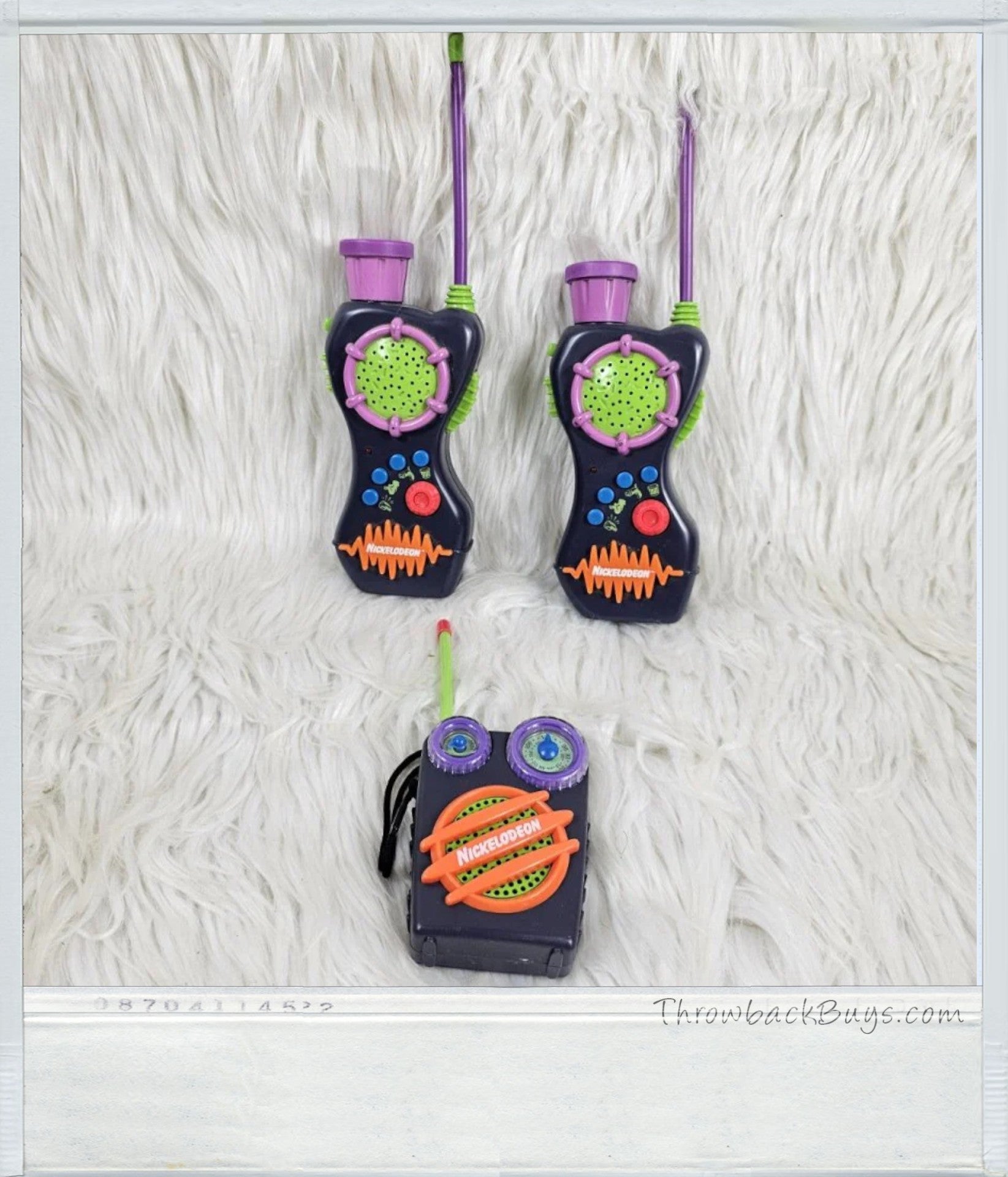 1999 - Nickelodeon Walkie Talkie NIGHT TALKER Flashlight + Pocket Blaster - RARE