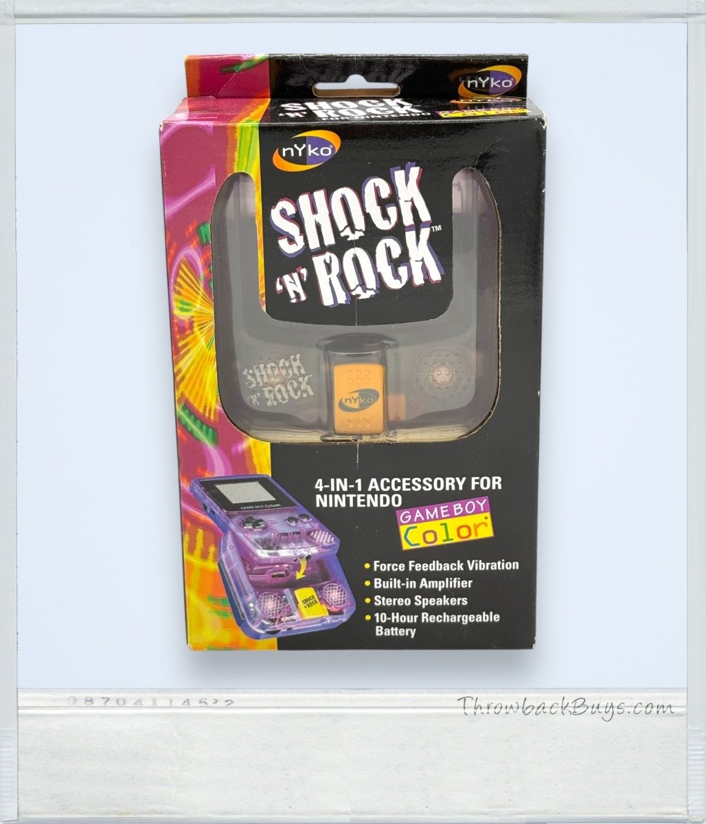 1999 - nYko: Shock 'N Rock Accessory for Nintendo Gameboy Color - Video Game Accessories - ThrowbackBuys - ThrowbackBuys